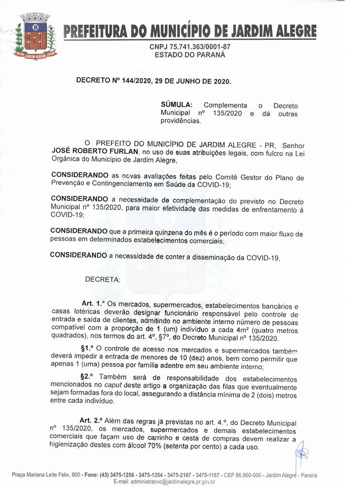 DECRETO 144-2020 !