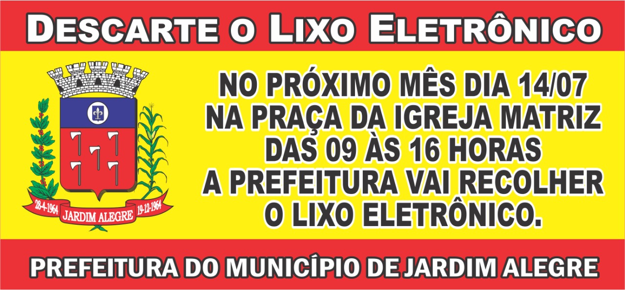 Campanha do Lixo Eletrônico - Colabore