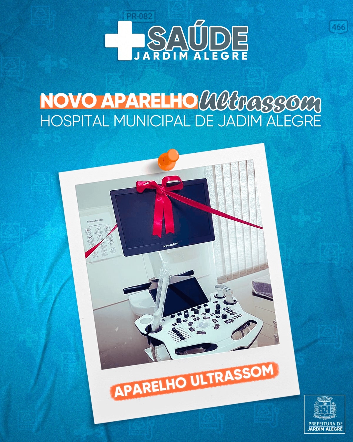 Prefeitura de Jardim Alegre adquire novo aparelho de ultrassom para o hospital municipal