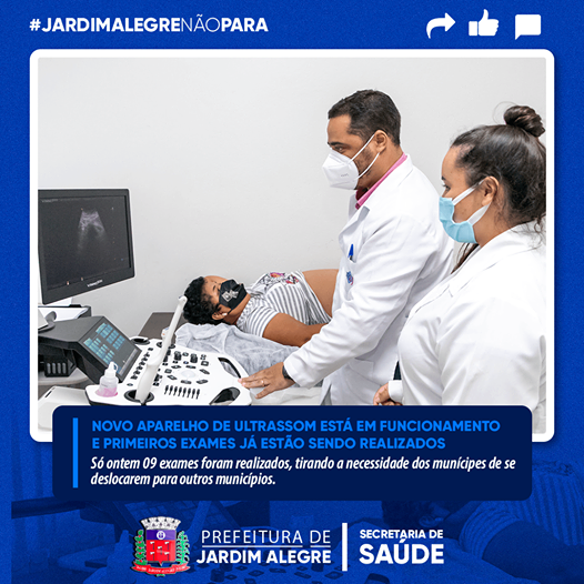 Novo aparelho de ultrassom está em funcionamento e primeiros exames já estão sendo realizados