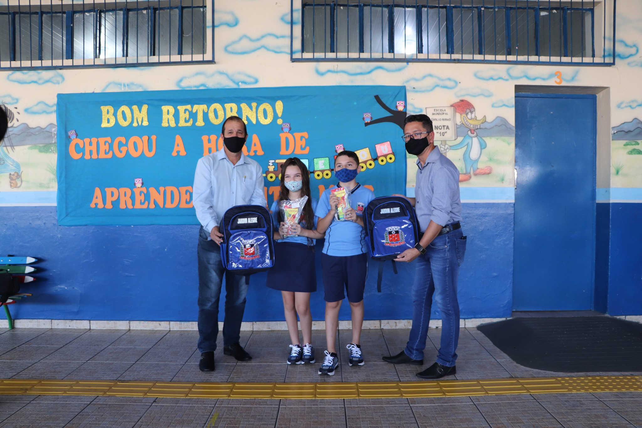 VOLTA AS AULAS EM JARDIM ALEGRE