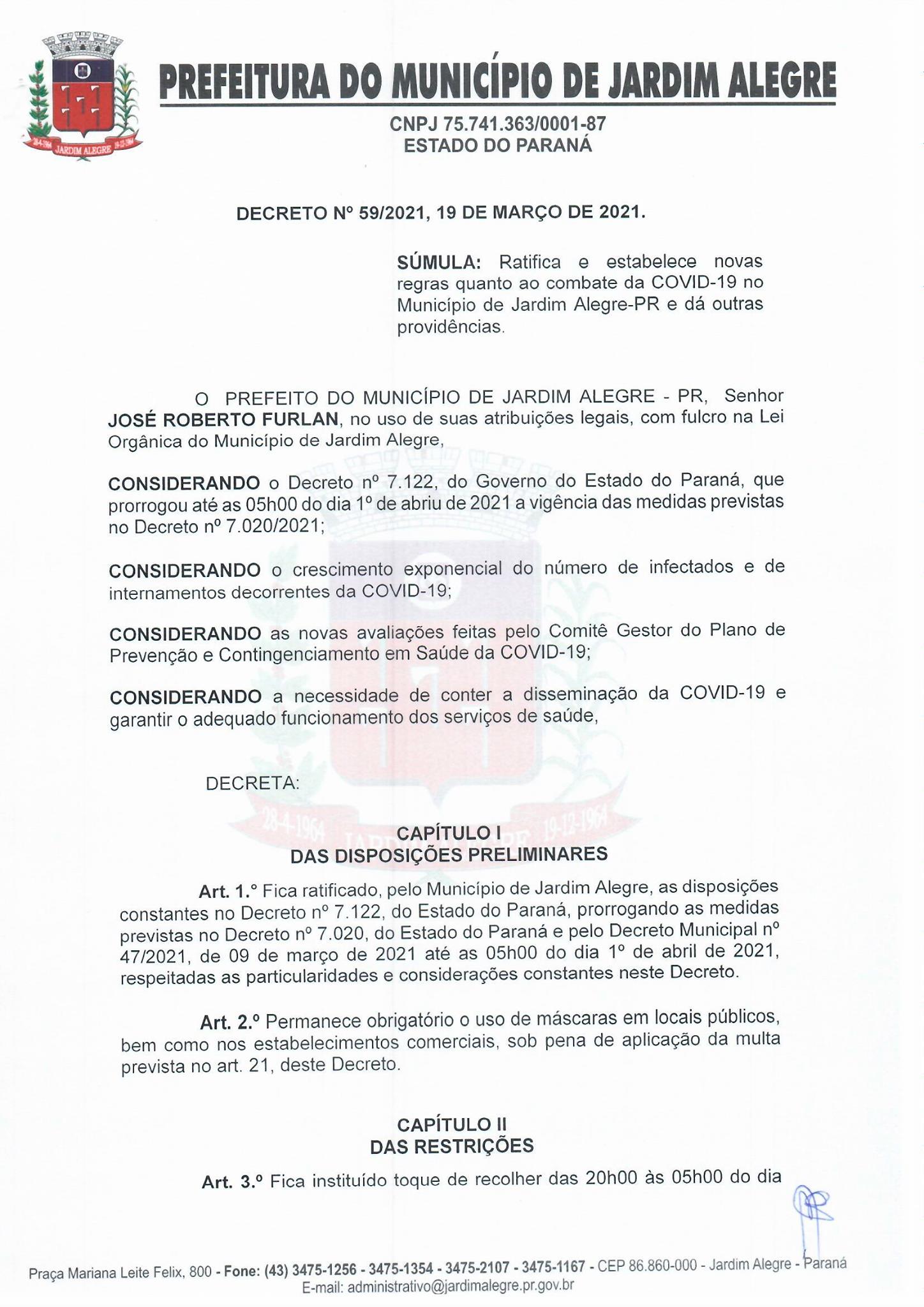 DECRETO 59/2021