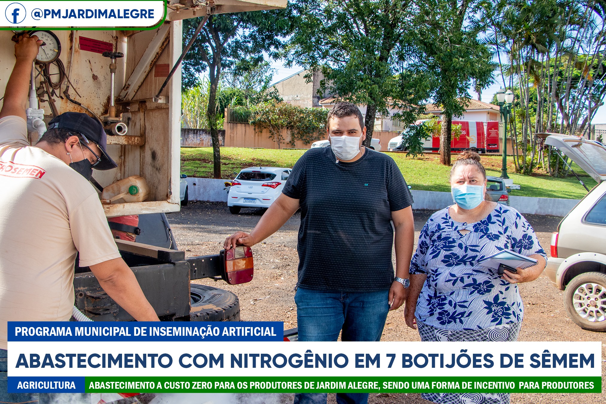 SECRETARIA MUNICIPAL DE AGRICULTURA E ABASTECIMENTO DE JARDIM ALEGRE, REALIZA MAIS UMA AÇÃO DE INC