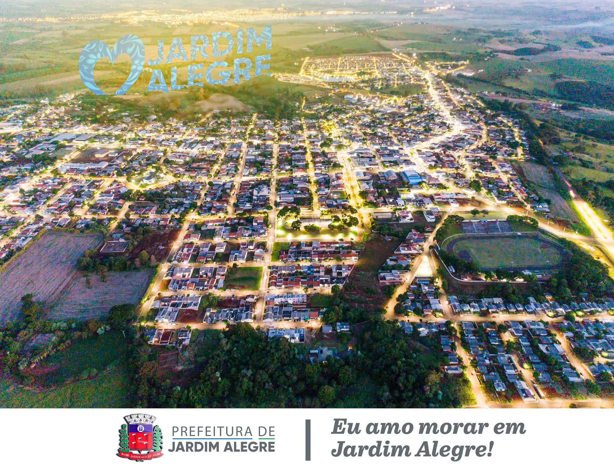 Nós todos amamos morar em Jardim Alegre!