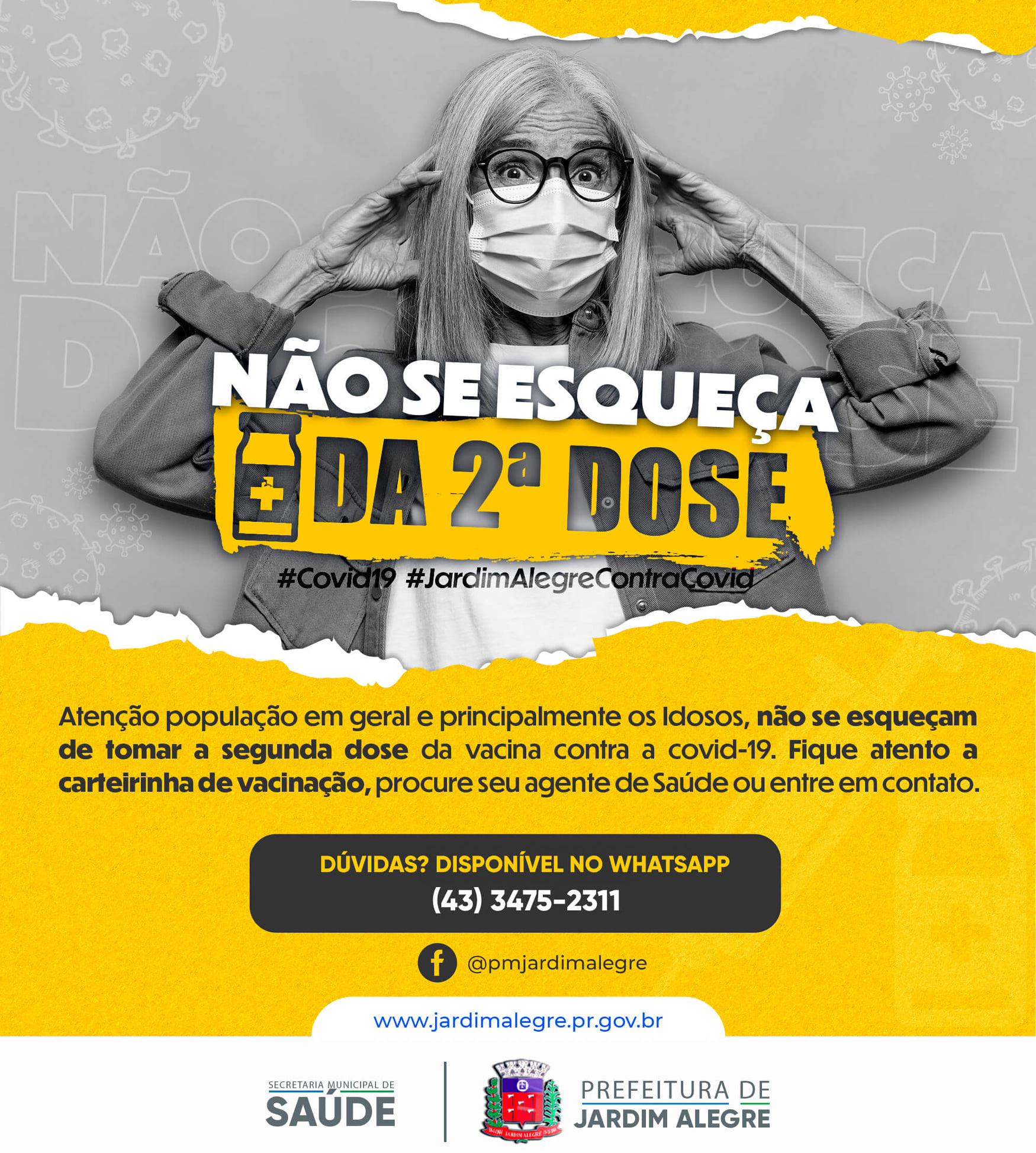 População não pode esquecer segunda dose da vacina contra a covid-19