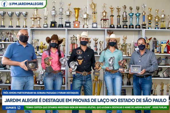 Jardim Alegre é destaque em provas de laço no estado de São Paulo