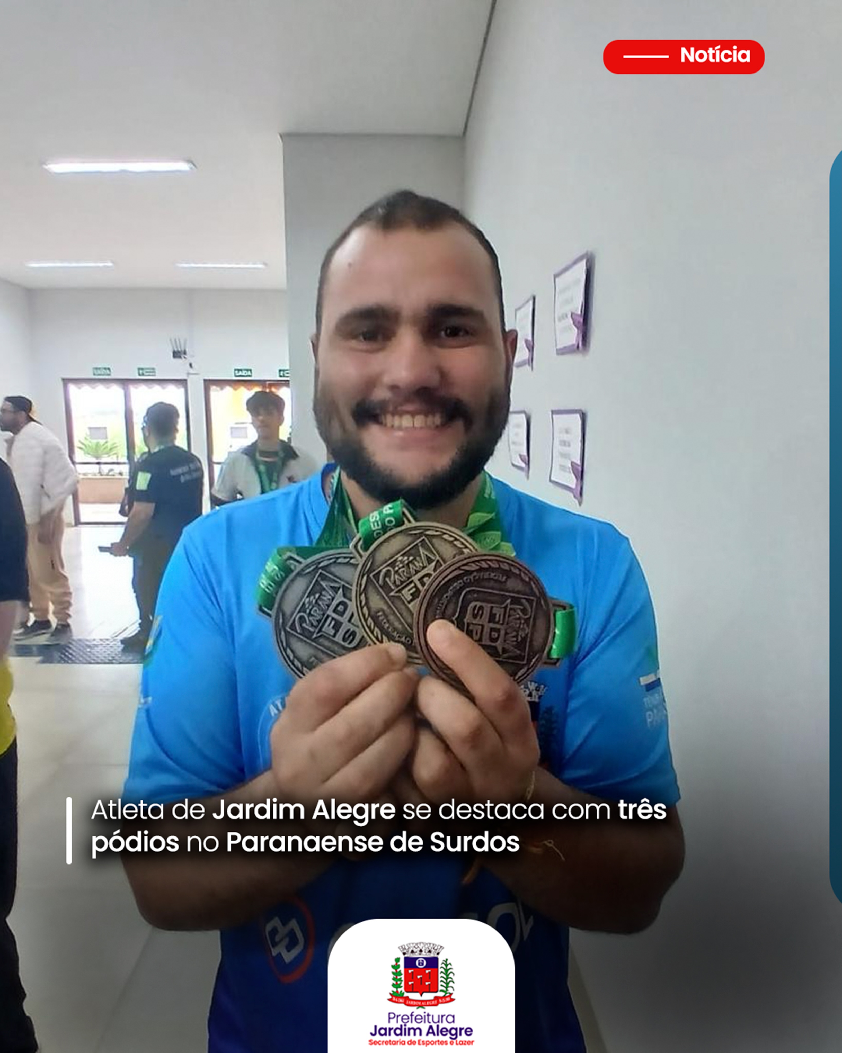 Jardim Alegre conquista três pódios no Campeonato Paranaense de Surdos