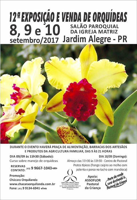 Exposição de Orquídeas