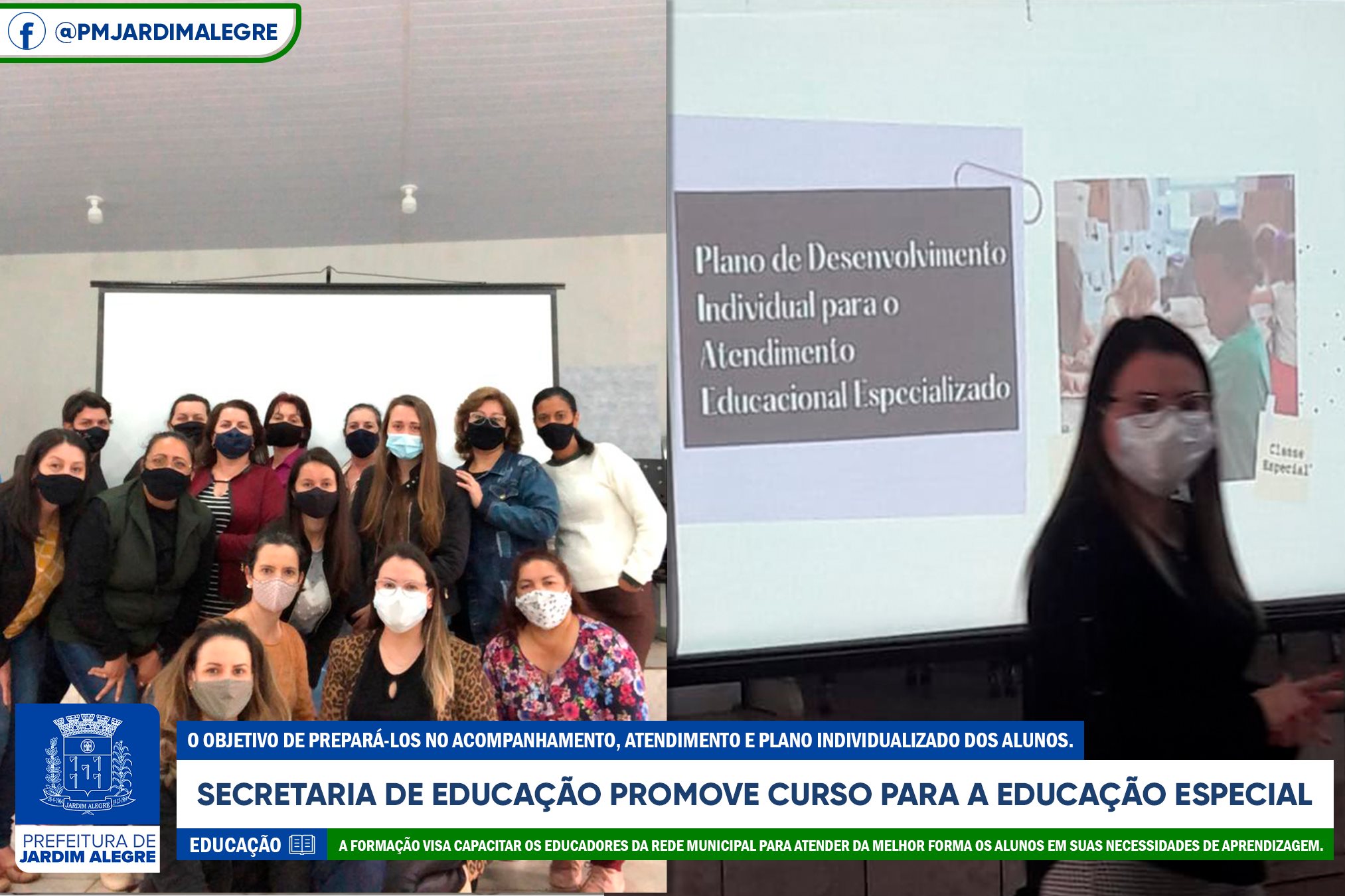 Secretaria Municipal de Educação de Jardim Alegre promove curso para a Educação Especial