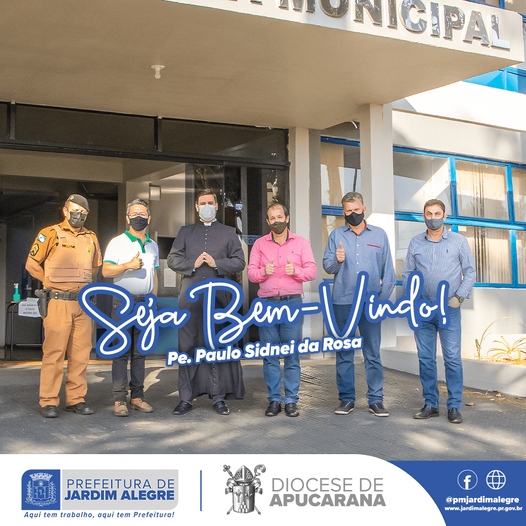 Seja Bem-Vindo Pe. Paulo Sidnei da Rosa