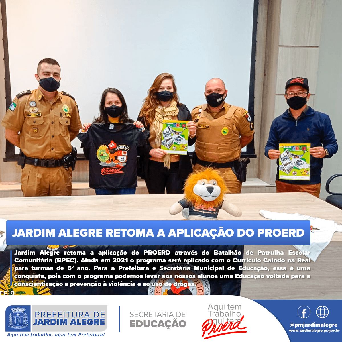 PROERD EM JARDIM ALEGRE