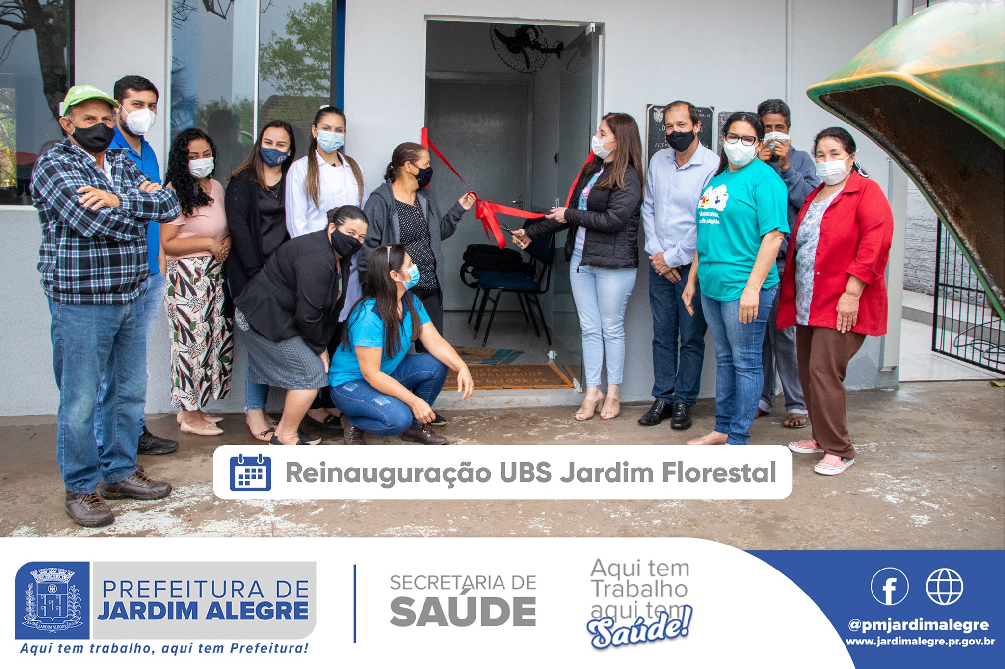 Prefeitura reinaugura, após reforma, a nova Unidade Básica de Saúde do Jardim Florestal