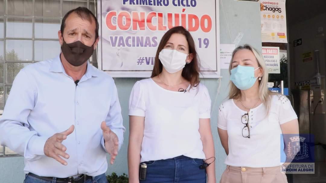 Município de Jardim Alegre conclui vacinação dos adultos contra a Covid-19 e supera meta da campa