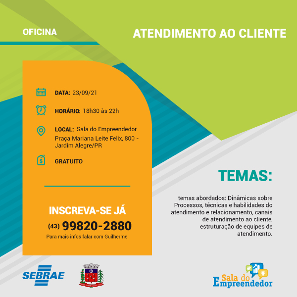 VENHA MELHORAR AINDA MAIS A QUALIDADE DO ATENDIMENTO EM SUA EMPRESA!!!