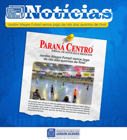 Jardim Alegre bem representado!
