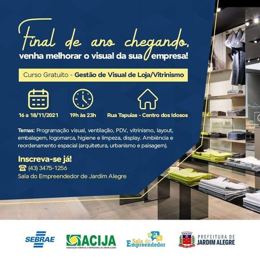 Quer melhorar a disposição de sua vitrine? Então aproveite está oportunidade!! Gratuito!