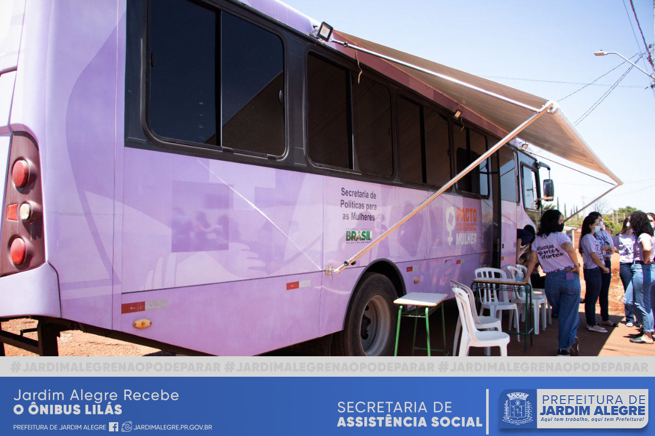 Jardim Alegre recebe o Ônibus Lilás