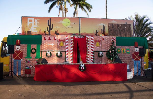 Jardim Alegre recebe o Papai Noel e a Companhia de Teatro Arte Encenada com exibições natalinas