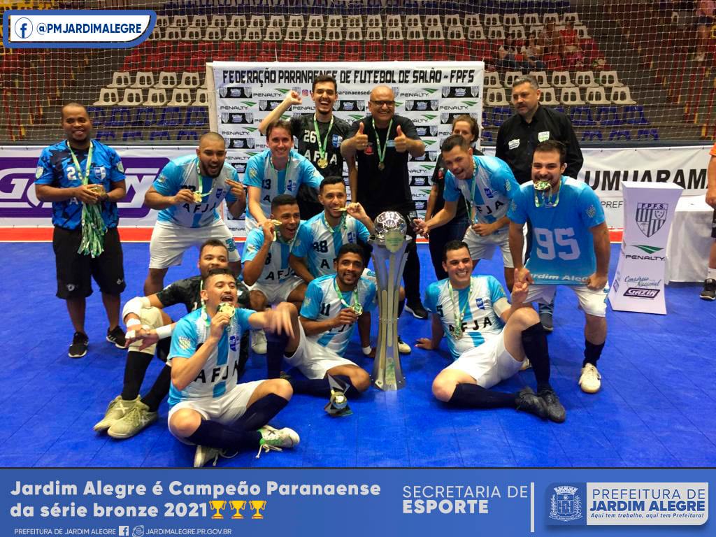 JARDIM ALEGRE É CAMPEÃO PARANAENSE DA SÉRIE BRONZE 2021