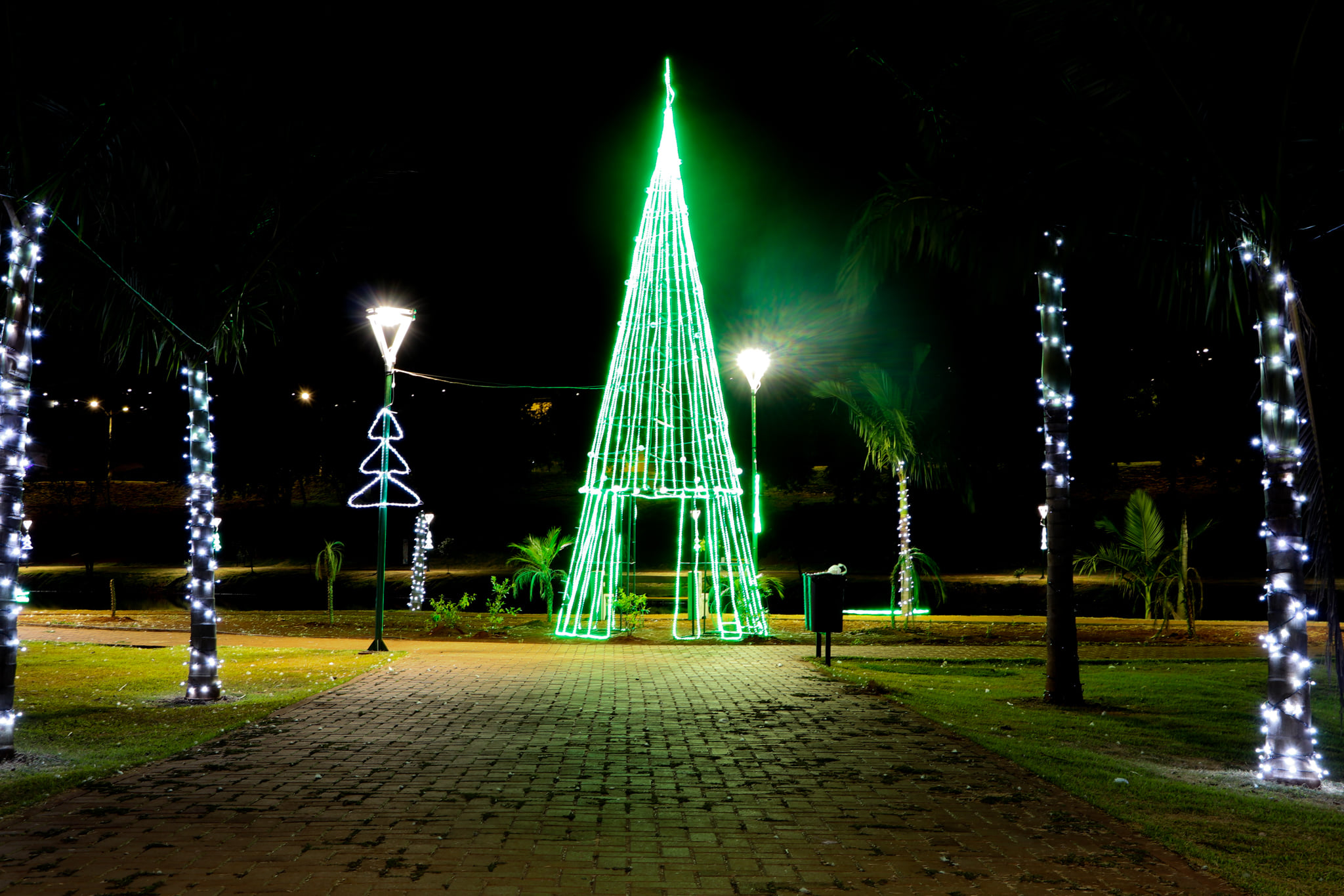 Que a magia do espírito natalino se espalhe pela nossa cidade com as luzes de Natal