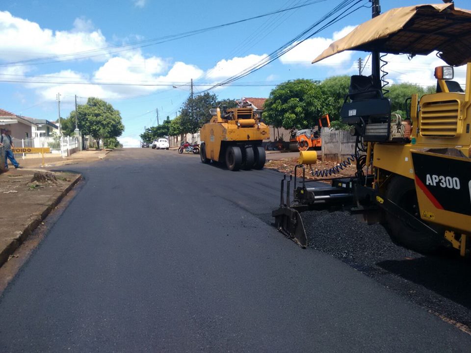 Recapeamento Asfáltico - Rua São Paulo e Rua Itapuã