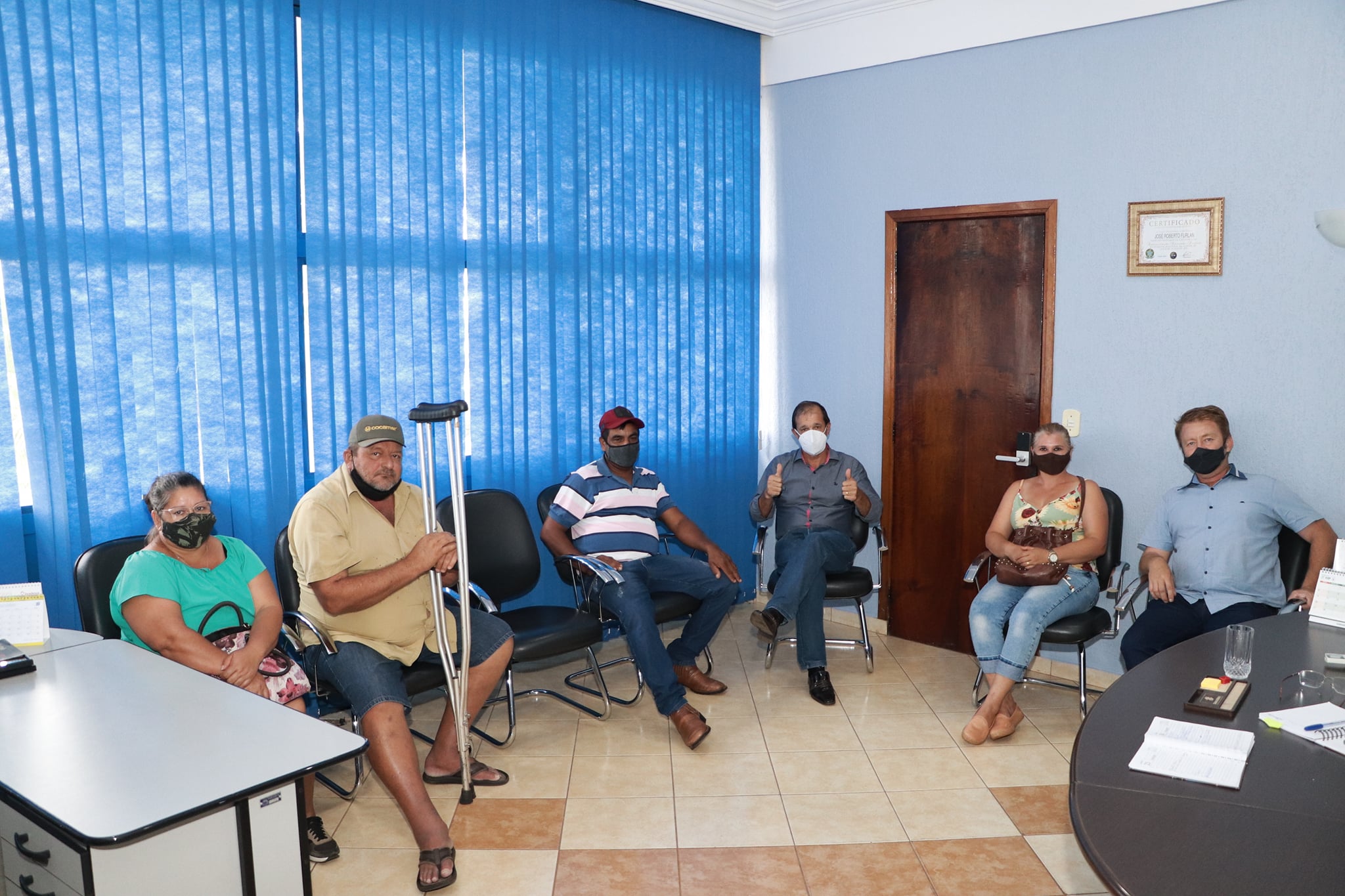 Representantes de comunidades de Jardim Alegre se reúnem com o Prefeito para a reivindicação de  