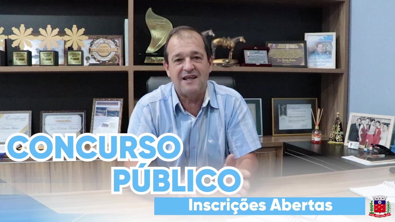 INSCRIÇÕES ABERTAS - CONCURSO PÚBLICO MUNICÍPIO DE JARDIM ALEGRE-PR
