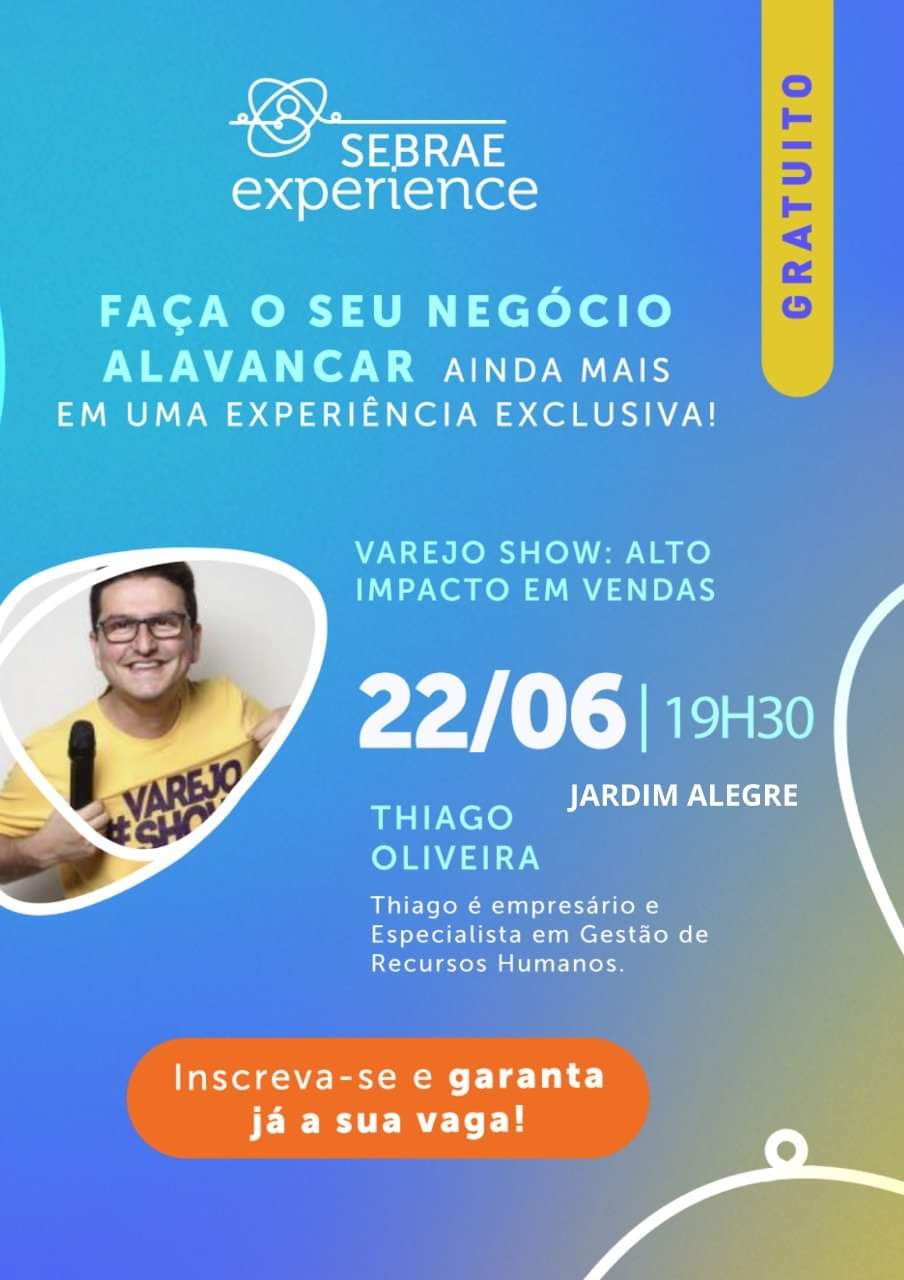 Faça o seu negócio alavancar ainda mais em uma experiência exclusiva 