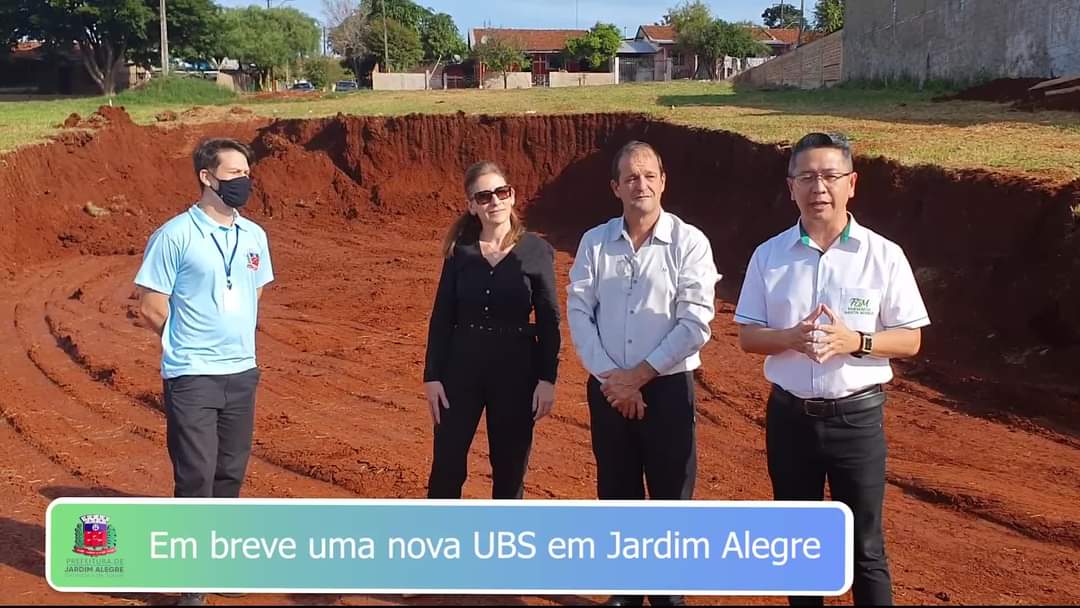 Início das obras da Nova UBS do Município de Jardim Alegre