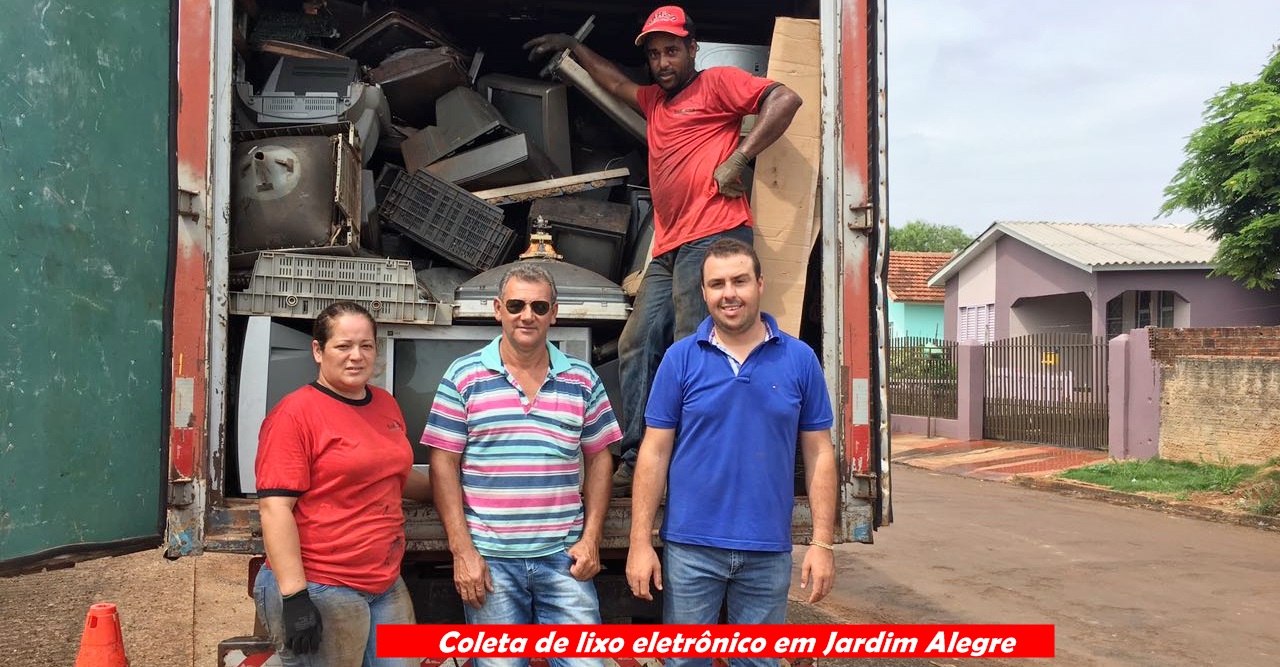 coleta de lixo eletrônico em Jardim Alegre