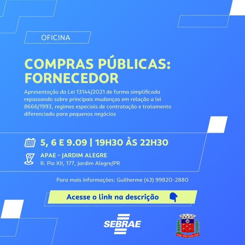 Curso Fornecedor Jardim Alegre