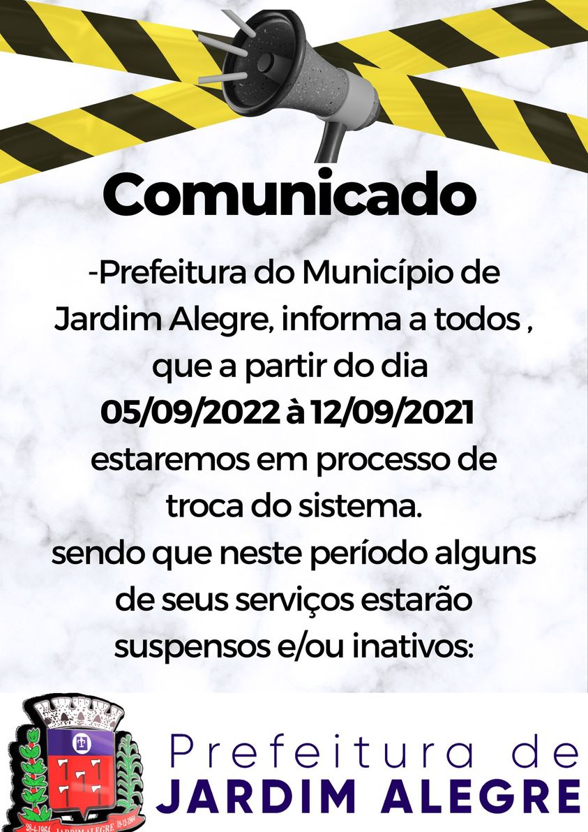 Processo de migração e troca do sistema de gestão municipal