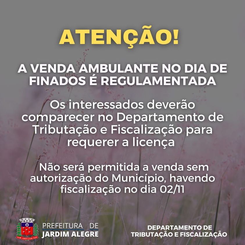 ATENÇÃO!
