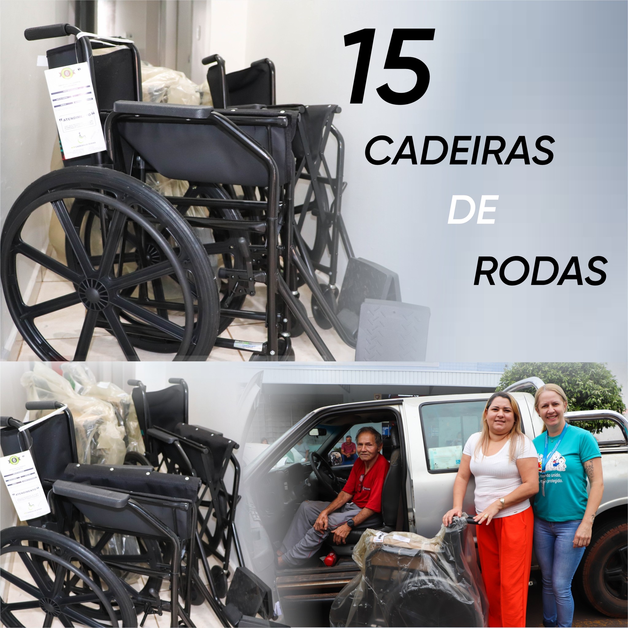 Secretaria de Jardim Alegre faz aquisição de mais de 15 cadeiras de rodas