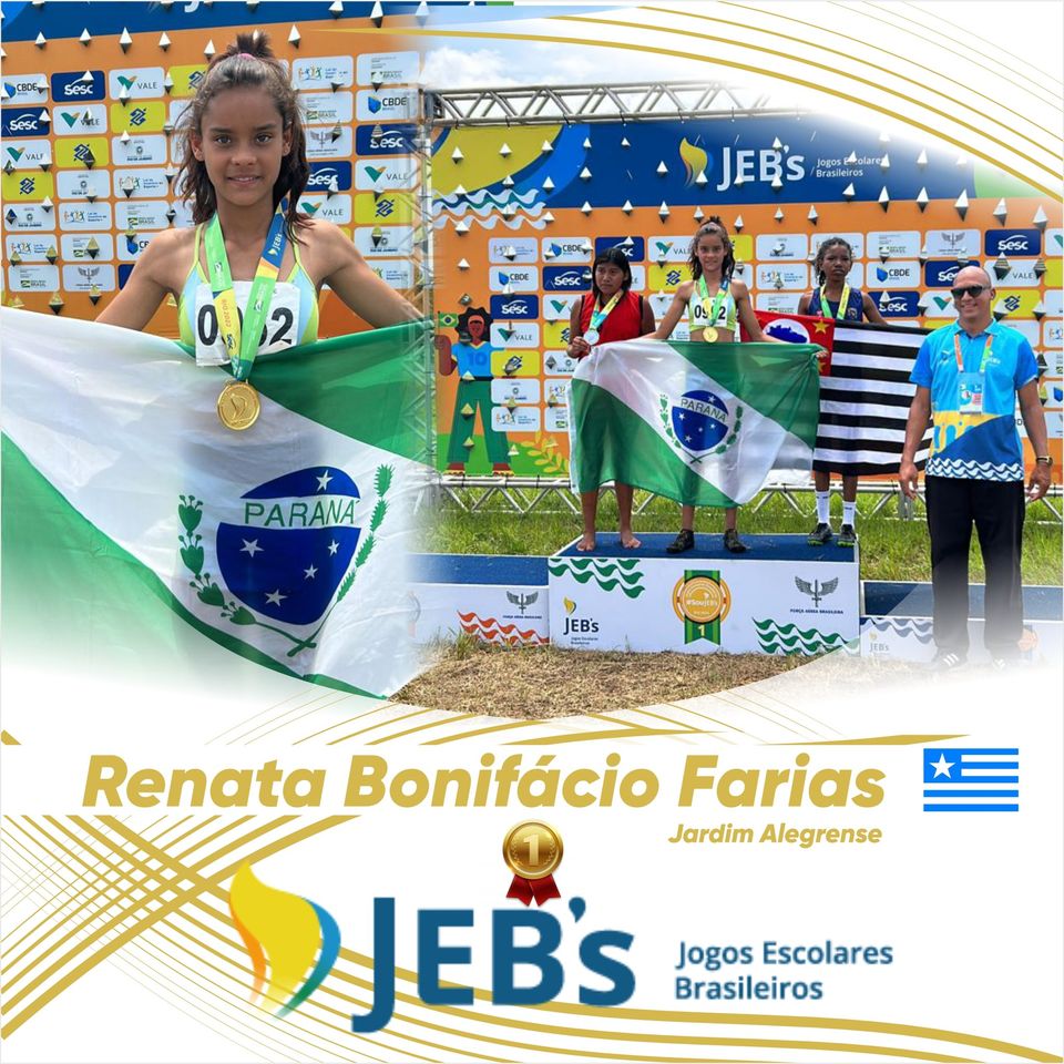 A aluna paralímpica mais rápida do Brasil