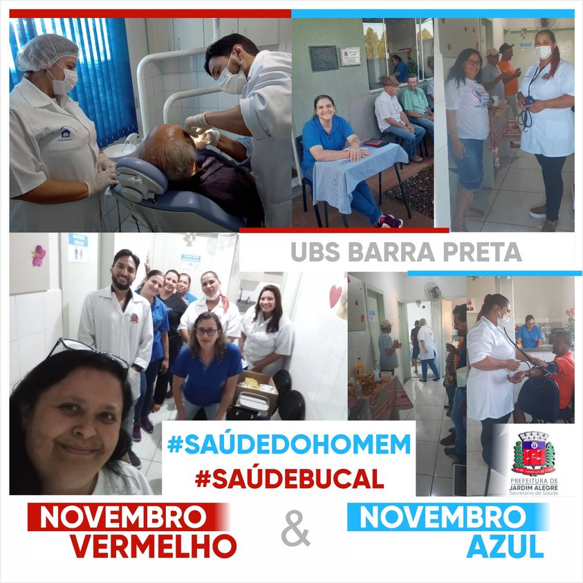 AÇÃO EM PROL AO NOVEMBRO AZUL & NOVEMBRO VERMELHO!