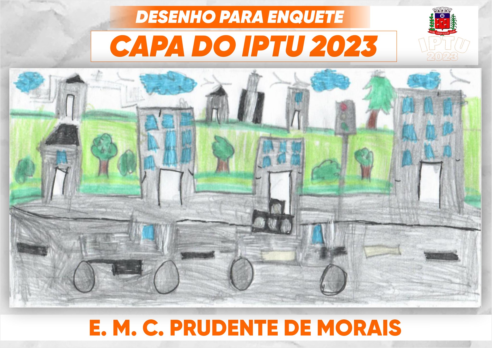 Aqui está o desenho de quem venceu na enquete