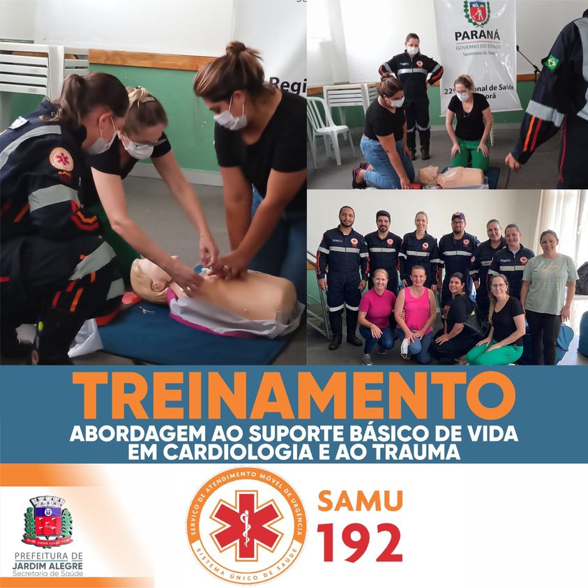 TREINAMENTO COM A BASE DO SAMU