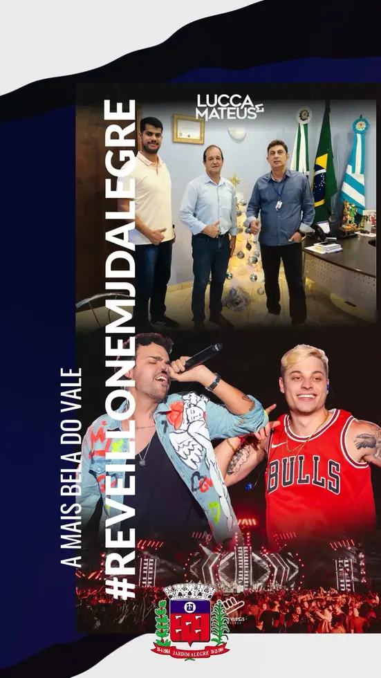 FALTAM 3 DIAS PARA O GRANDE SHOW DA VIRADA DE ANO EM JARDIM ALEGRE !