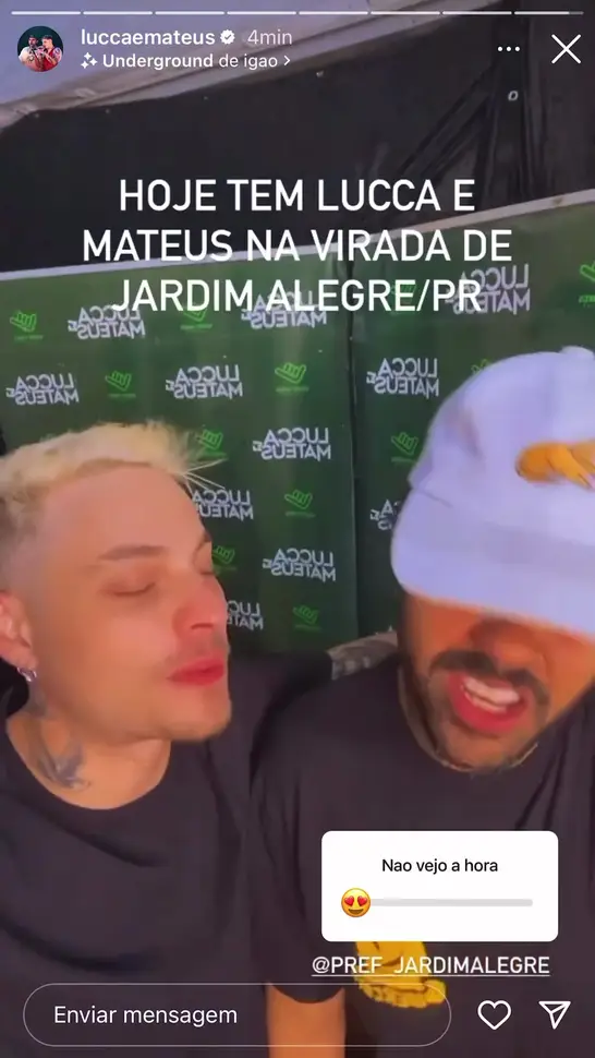 O recado foi dado - Lucca e Mateus