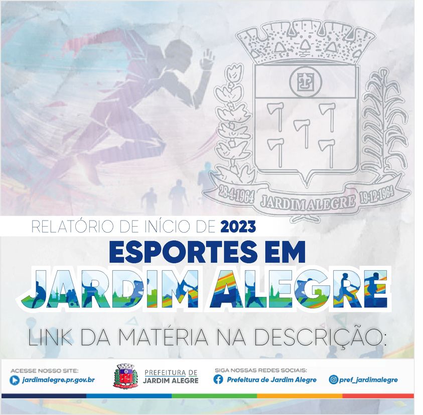 RELATÓRIO DE ATIVIDADES ESPORTIVAS REALIZADAS EM 2023!