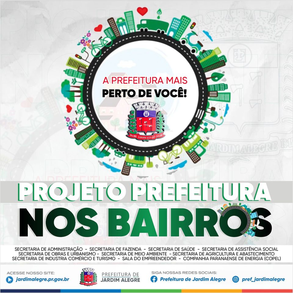 PROJETO PREFEITURA NOS BAIRROS 