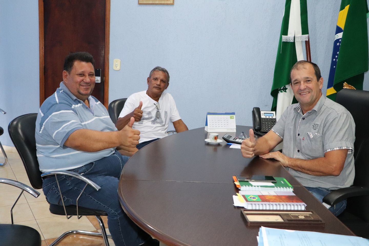 VISITA AO GABINETE - PREFEITO PEDRO TABORDA