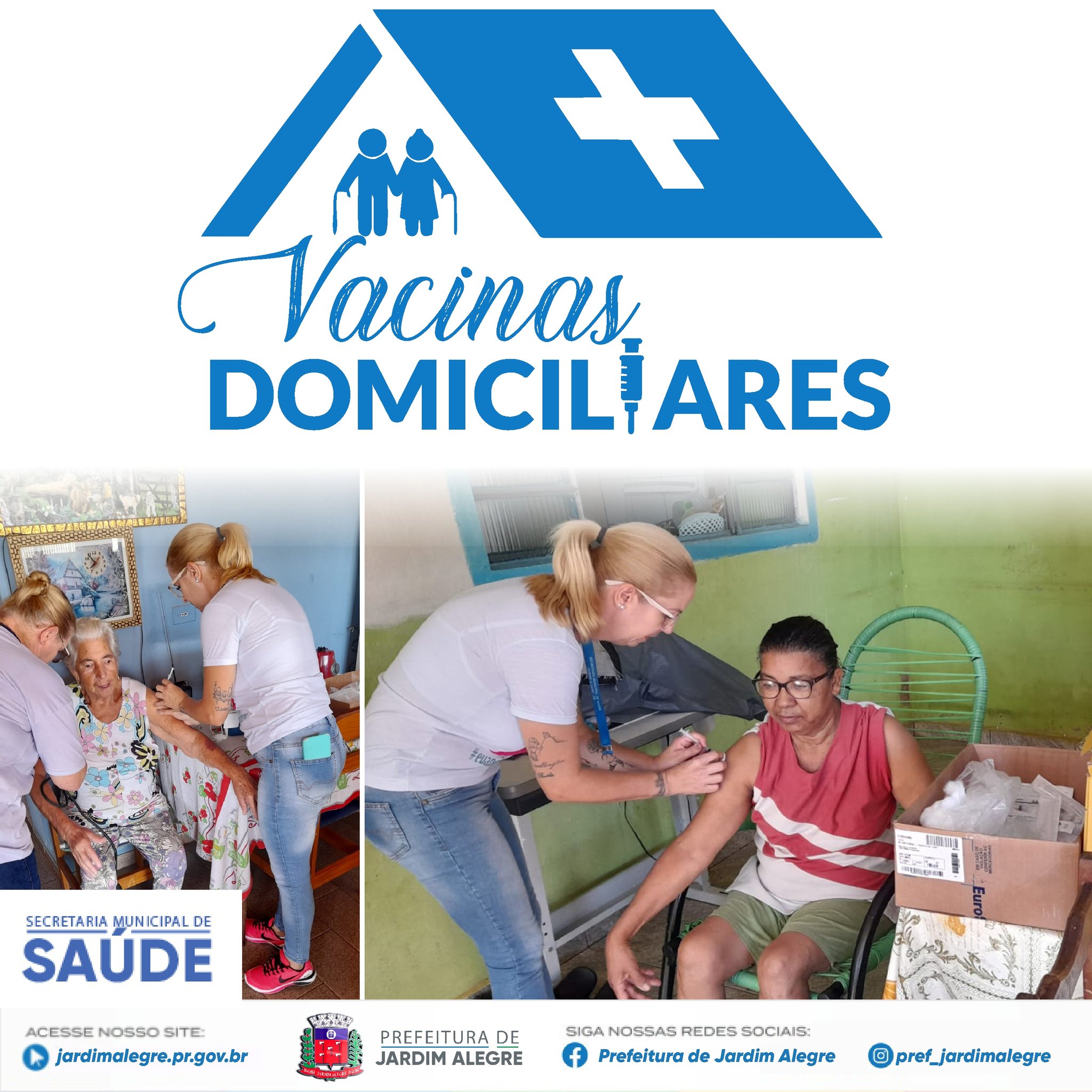 VACINAS DOMICILIARES!