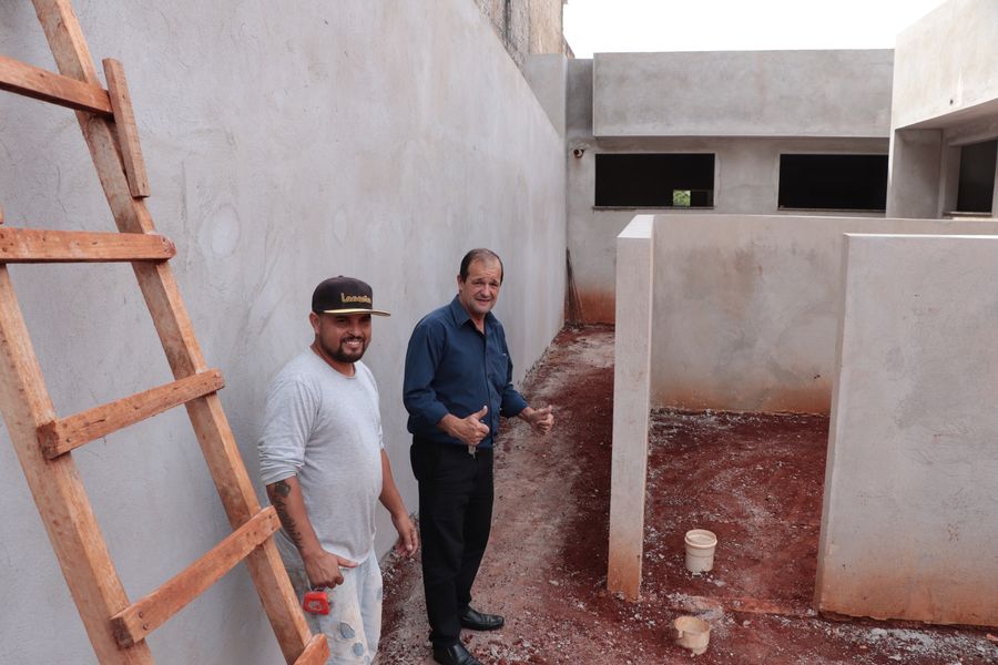 OBRAS EM ANDAMENTO - UNIDADE BÁSICA DE SAÚDE!