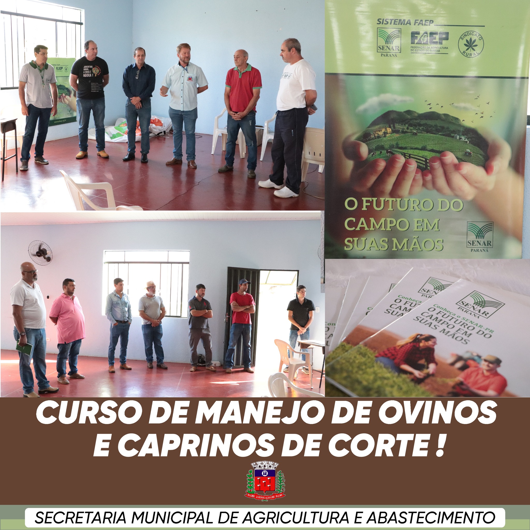 CURSOS PARA OS PRODUTORES RURAIS! 