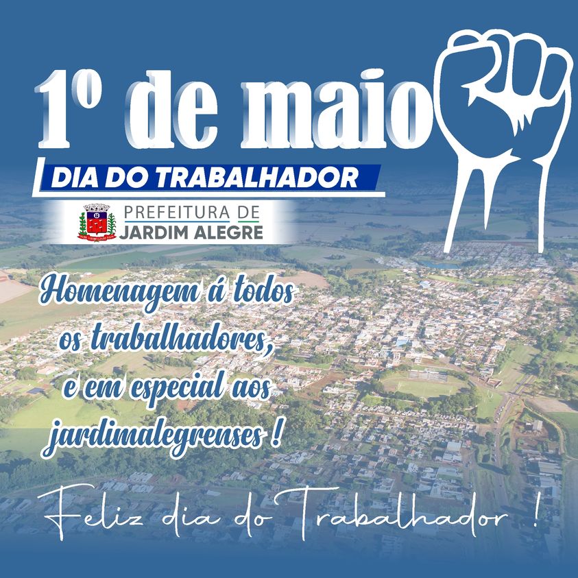 DIA DO TRABALHADOR!