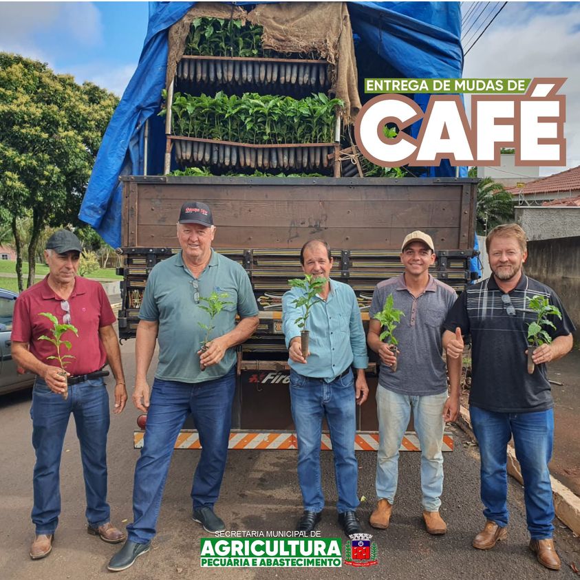 ENTREGA DE MUDAS DE CAFÉ!