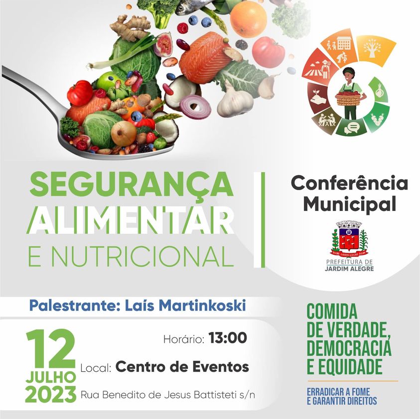 CONFERÊNCIA MUNICIPAL - SEGURANÇA ALIMENTAR E NUTRICIONAL 