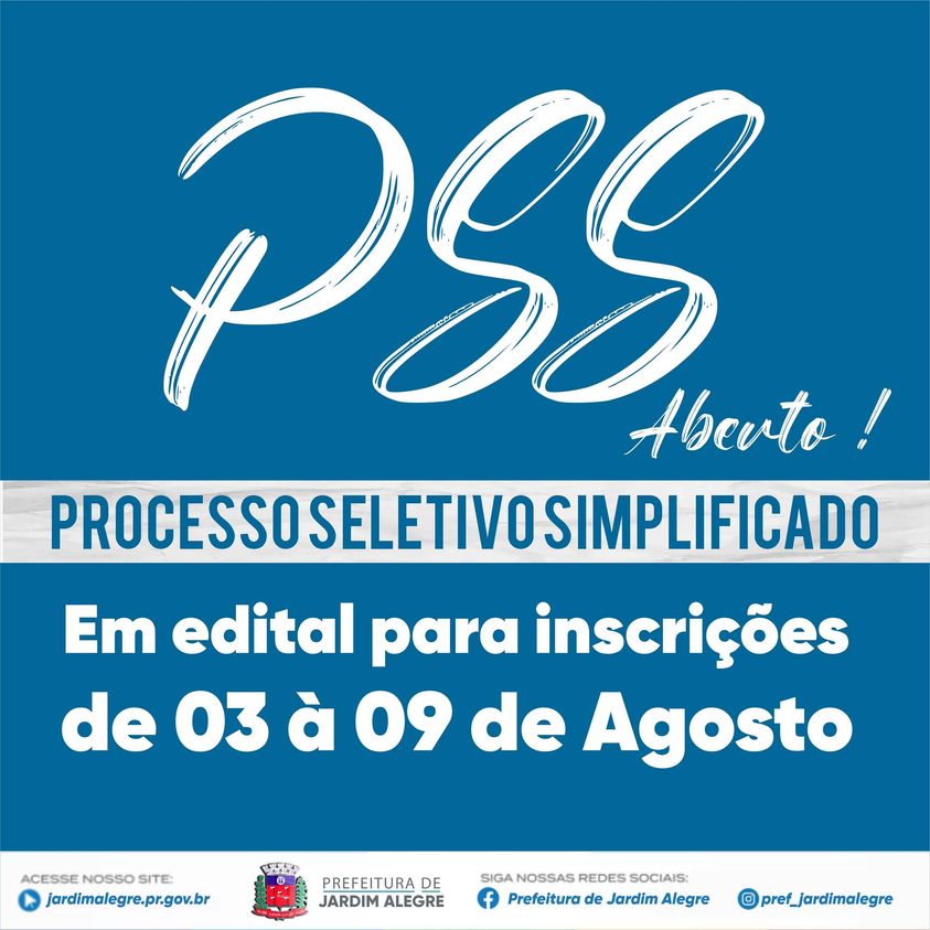 PSS - ESTÁGIO ✅